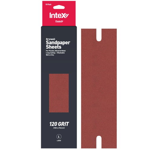 PlasterX® Large Slotted Sandpaper Sheets